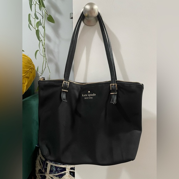 kate spade Handbags - Kate Spade Nylon and leather small tote